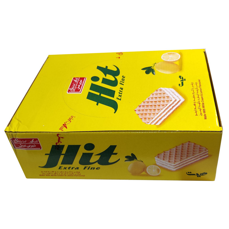 ویفر با کرم سفید لیمویی هیت شیرین عسل - 40 گرم بسته 24 عددی