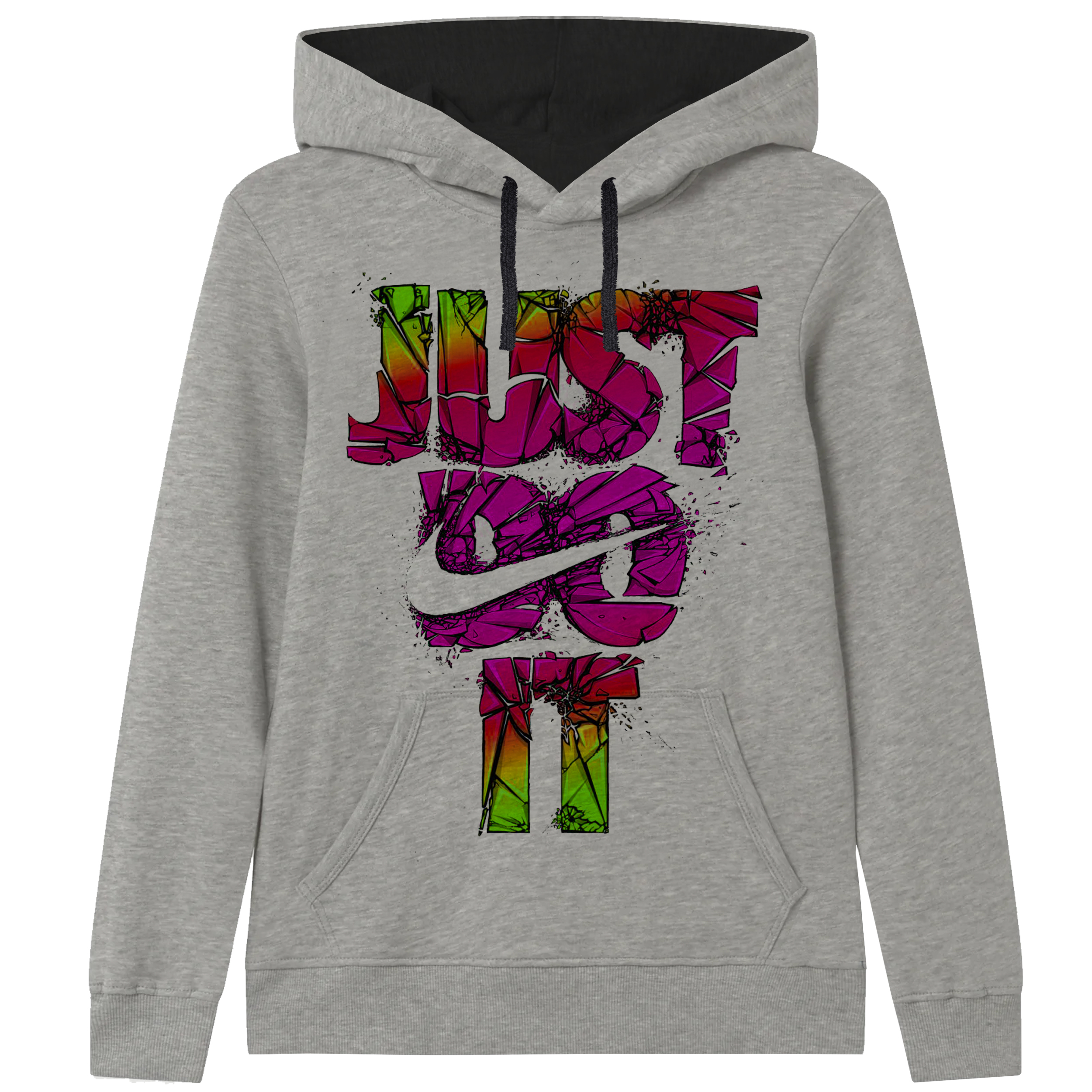 هودی دخترانه کد J39 رنگ طوسی