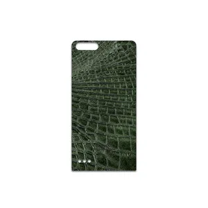 MAHOOT Green-Crocodile-Leather Cover Sticker for Huawei Ascend G6