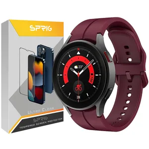 بند اسپریگ مدل Silic ORG مناسب برای ساعت هوشمند سامسونگ Galaxy Watch 5 / Watch 4