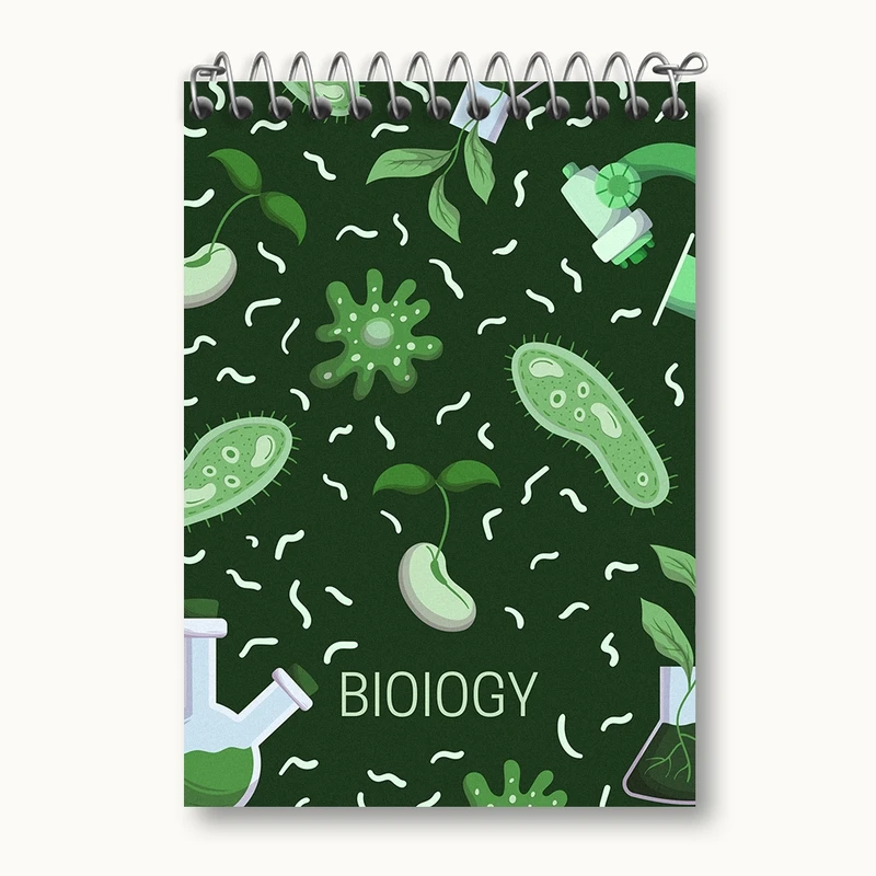 دفتر یادداشت 50 برگ خندالو مدل زیست شناسی کد N205