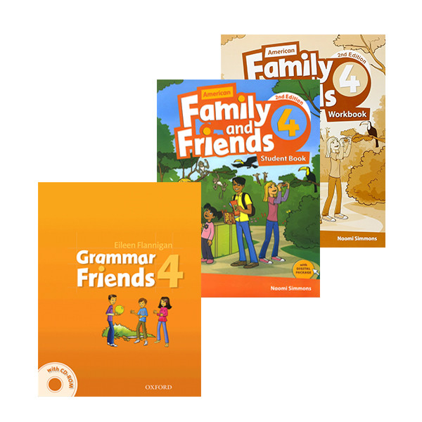 کتاب Family and Friends 4 اثر Naomi Simmons انتشارات آکسفورد 3 جلدی کتاب Family and Friends 4 اثر Naomi Simmons انتشارات آکسفورد 3 جلدی