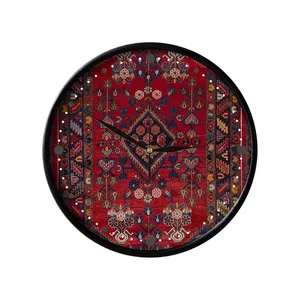 ساعت دیواری مدوپد طرح فرش بروجرد مدل C-brojerd03