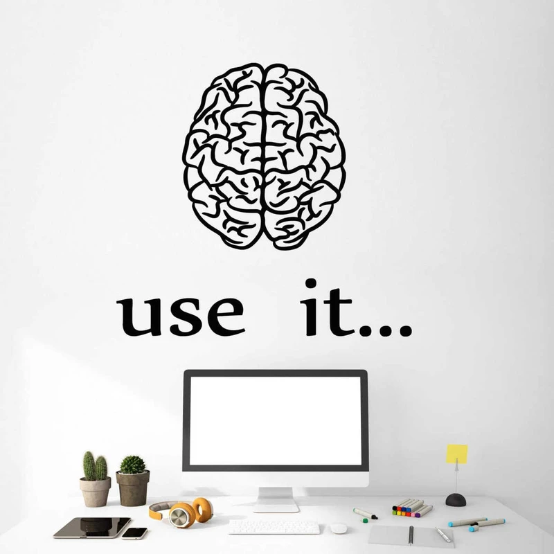 استیکر دیواری استیک مدل Use it کد 06