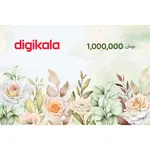 کارت هدیه دیجی کالا به ارزش 1.000.000 تومان طرح گل