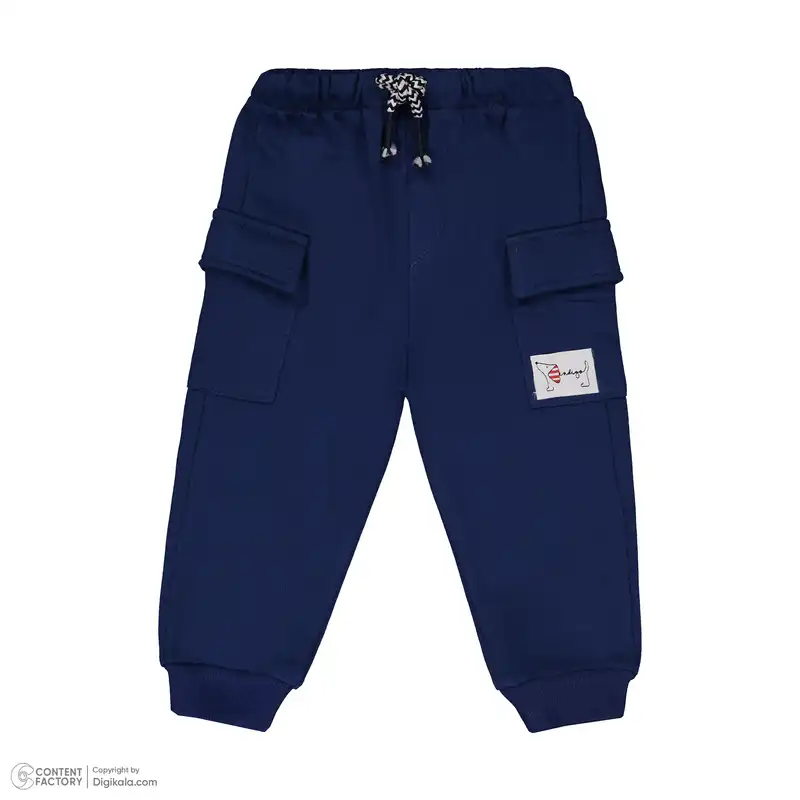 ست سویشرت و شلوار نوزادی پسرانه ایندیگو مدل 23232