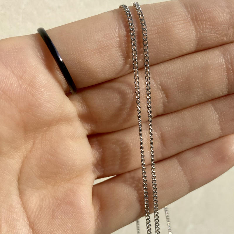 زنجیر زنانه مدل ریز کد N14