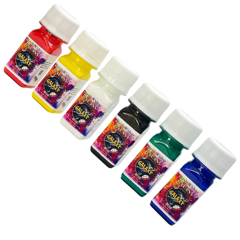 رنگ اکریلیک گلکسی مدل base حجم 50 میلی لیتر