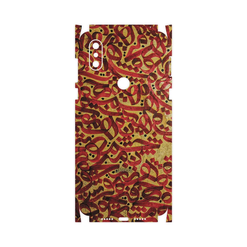 برچسب پوششی ماهوت مدل Nastaliq-6-FullSkin مناسب برای گوشی موبایل شیائومی Mi Mix 3