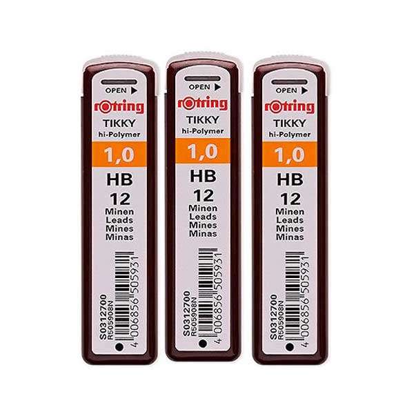 نوک مداد نوکی 1.0 میلی متری روترینگ  کد 10 بسته 3 عددی