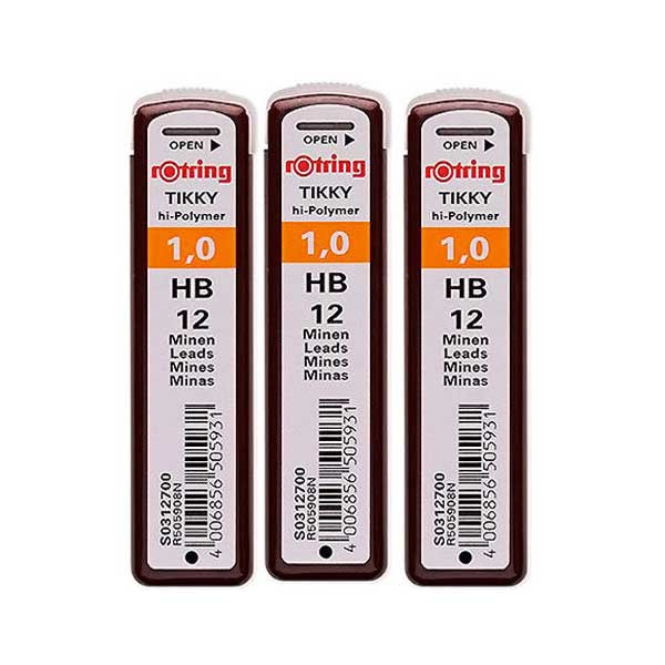 نوک مداد نوکی 1.0 میلی متری روترینگ  کد 10 بسته 3 عددی