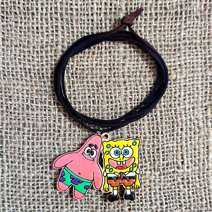 گردنبند دخترانه مدل پاتریک و باب اسفنجی گردنبند دخترانه مدل پاتریک و باب اسفنجی