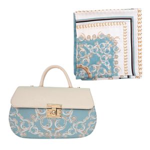 ست کیف و روسری زنانه مدل الیزا