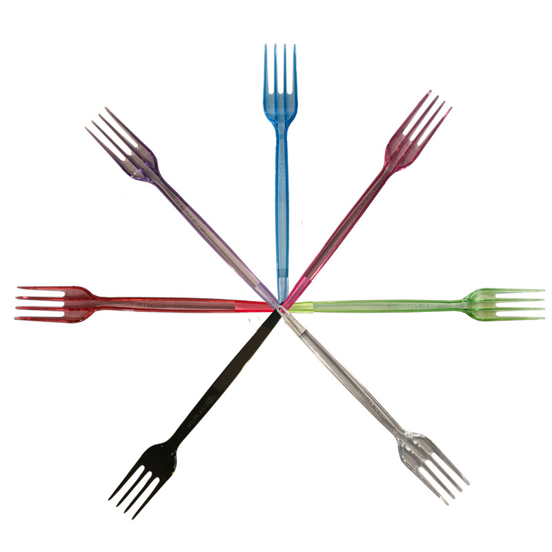 چنگال یکبار مصرف مستر تم مدل کریستال سوپر پلاس بسته 20 عددی