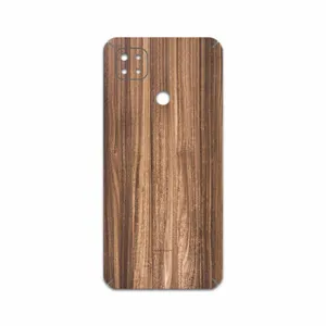 MAHOOT Light Walnut Wood Cover Sticker for Xiaomi Redmi 9C NFC