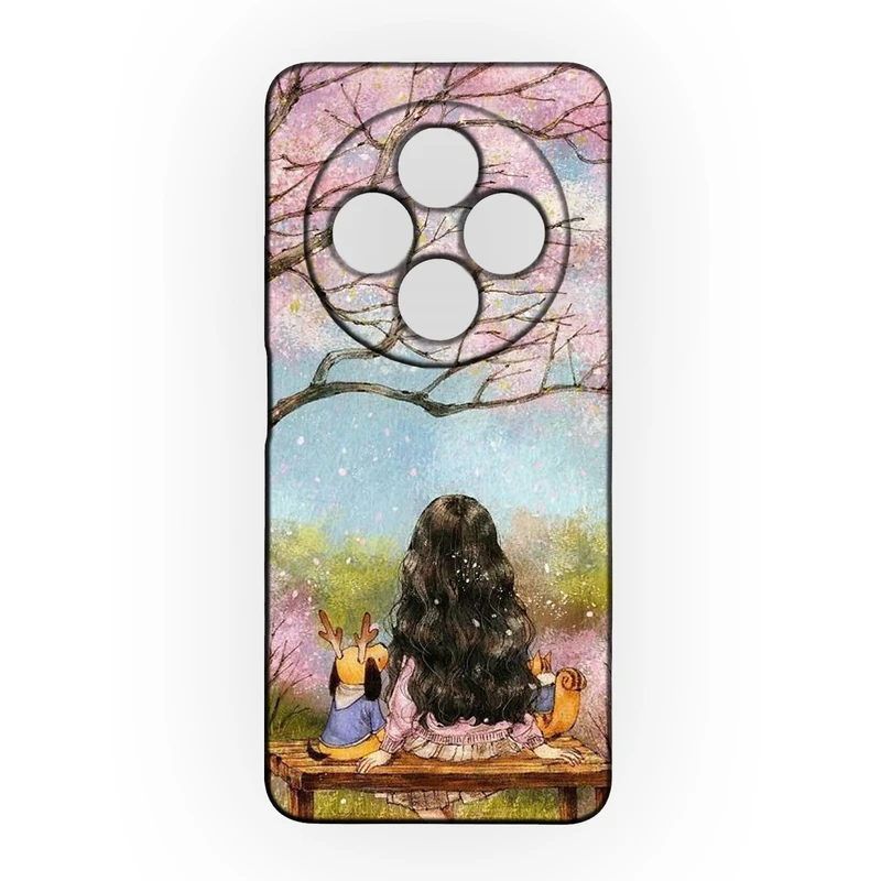 کاور طرح دخترانه کد 236 مناسب برای گوشی موبایل شیائومی Redmi 14C