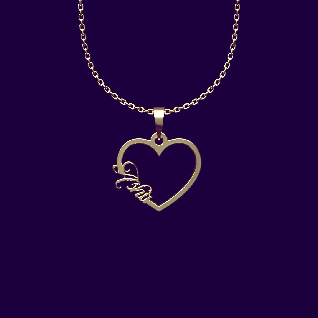 گردنبند طلا 18 عیار زنانه مدوپد مدل اسم Ashti کد WW2-1-1079 - - 1