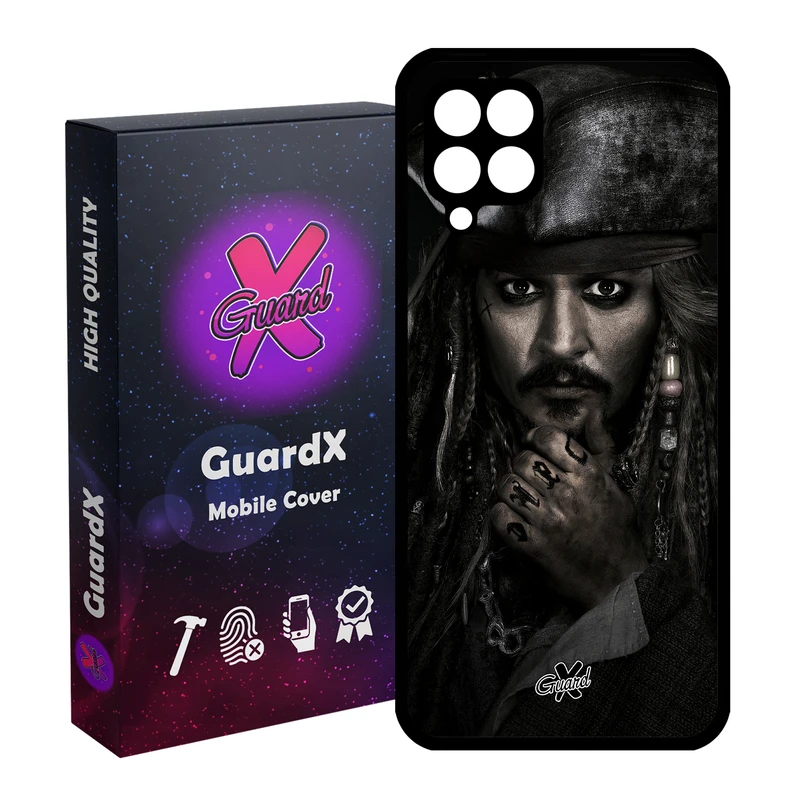 کاور گارد ایکس طرح Johnny Depp مدل Glass10178 مناسب برای گوشی موبایل سامسونگ Galaxy A22 4G