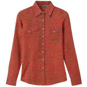 شومیز آستین بلند یقه برگردان زنانه مدل C-346