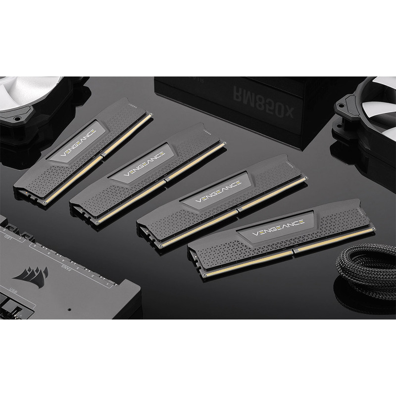 رم دسکتاپ DDR5 دو کاناله 4800 مگاهرتز کورسیر مدل VENGEANCE ظرفیت 32 گیگابایت