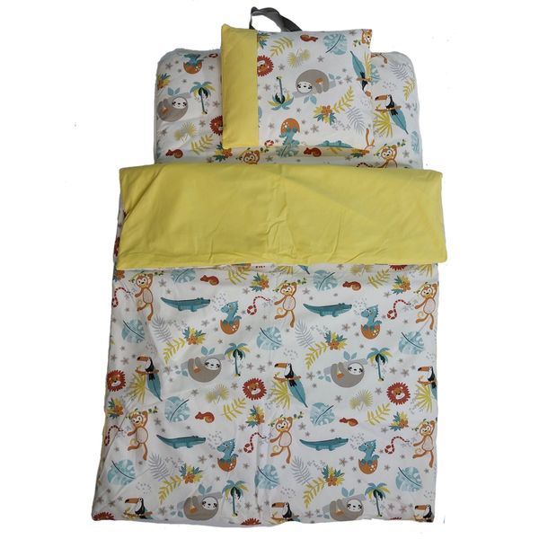 سرویس خواب مسافرتی مدل حیوانات و طوطی مجموعه 3 عددی