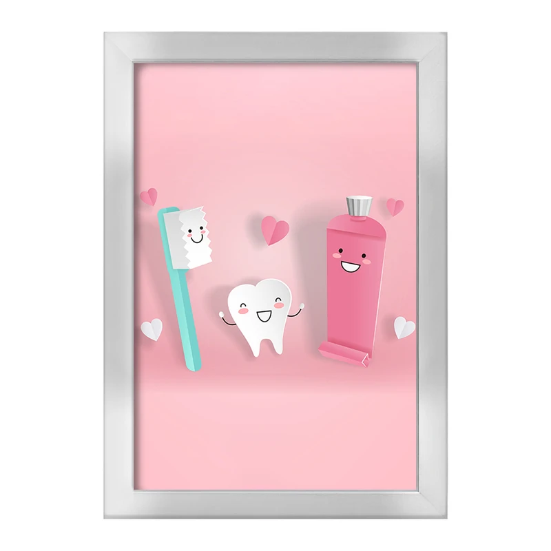 تابلو خندالو طرح دندان و دندان پزشکی کودکانه کد 36720