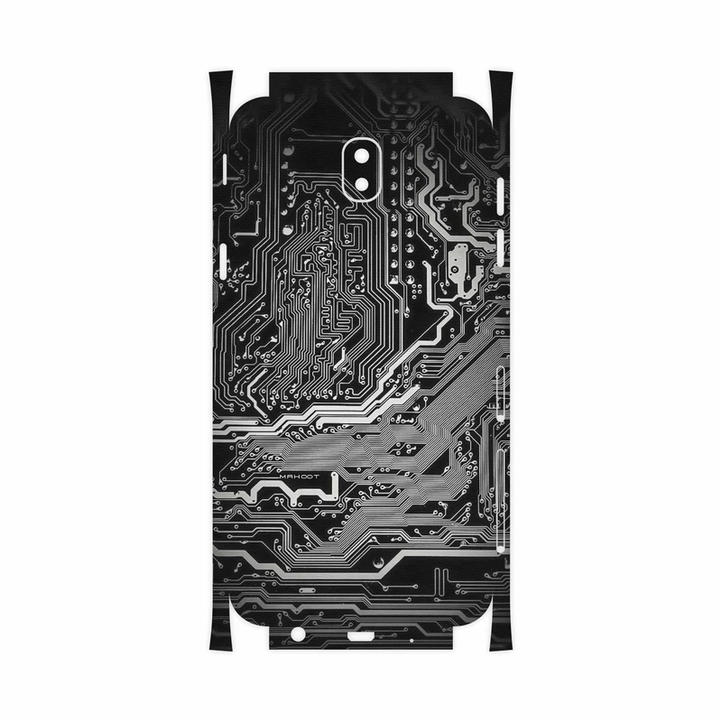 برچسب پوششی ماهوت مدل Black Printed Circuit Board-FullSkin مناسب برای گوشی موبایل سامسونگ Galaxy J5 Pro