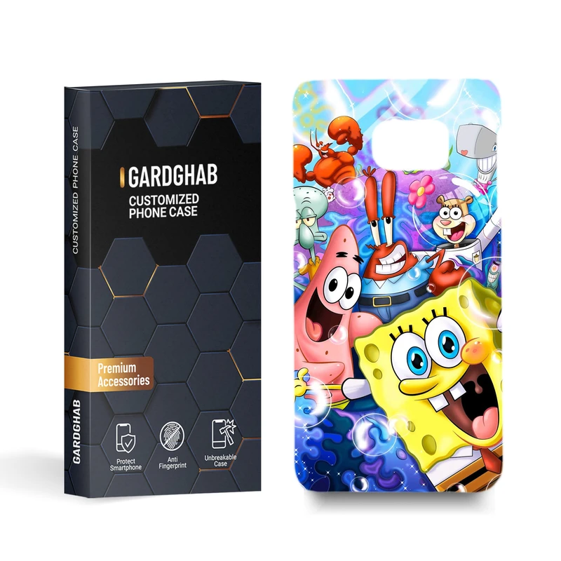 کاور گارد قاب مدل باب اسفنجی مناسب برای گوشی موبایل سامسونگ galaxy s6 edge plus