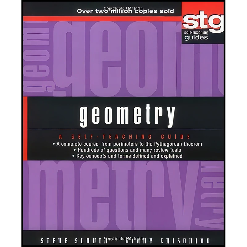 کتاب Geometry اثر Steve Slavin and Ginny Crisonino انتشارات Wiley