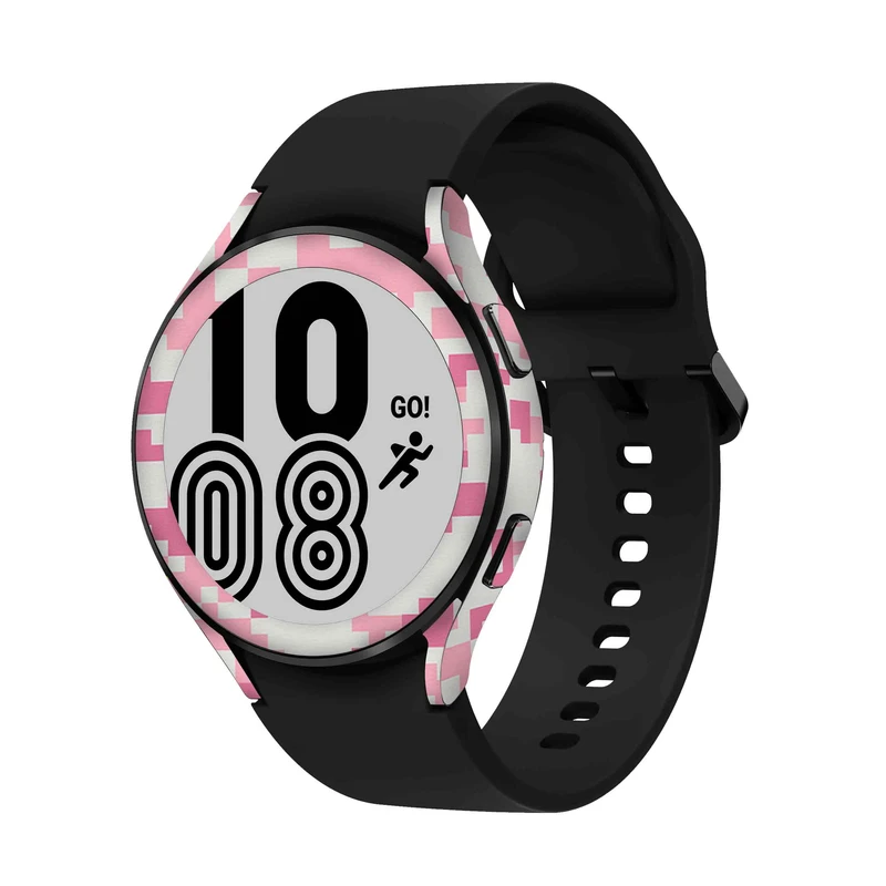  برچسب ماهوت طرح Army-Pink-pixel مناسب برای ساعت هوشمند سامسونگ Watch4 44mm