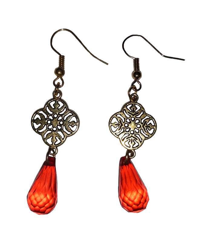 گوشواره دخترانه مدل اشک