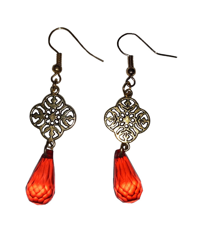 گوشواره دخترانه مدل اشک