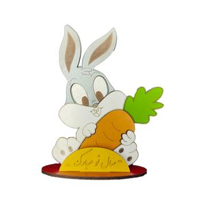 نقد و بررسی استند رومیزی تزیینی مدل خرگوش سال نو مبارک توسط خریداران