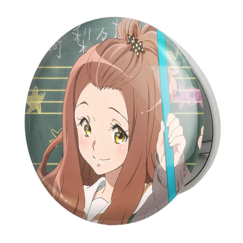 آینه جیبی خندالو طرح کنزاکی انیمه لیز و پرنده آبی مدل تاشو کد 23834 