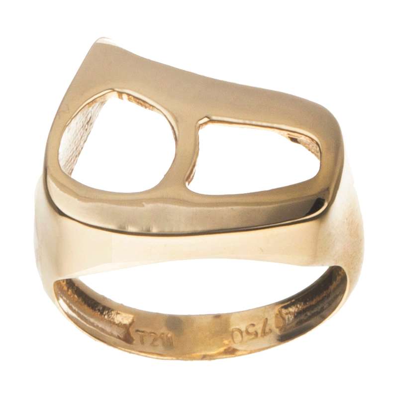 انگشتر طلا 18 عیار زنانه اِناطه گالری مدل ه نیمانی