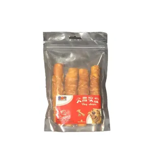 غذای تشویقی سگ چنگشانگ مدل wrapped chicken chews وزن 187 گرم