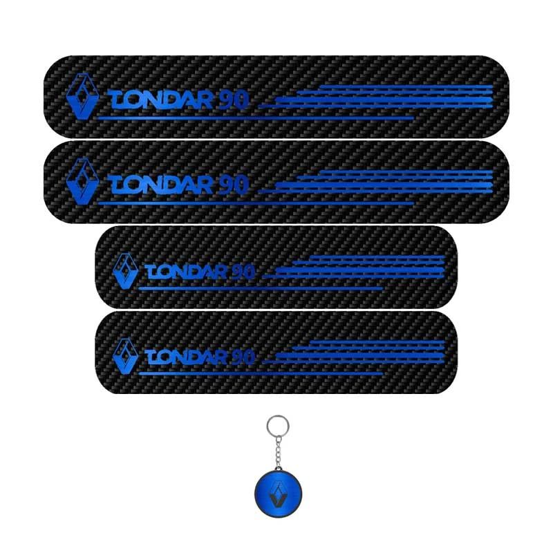 برچسب پارکابی خودرو لندمون کد LC036 MB مناسب برای تندر90 مجموعه 4 عددی به همراه جاکلیدی