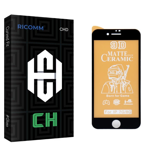 محافظ صفحه نمایش سرامیکی ریکام مدل CH glass مناسب برای گوشی موبایل اپل IPHONE 7G/8G
