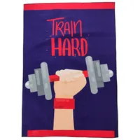 زیرانداز ورزشی مدل train hard سایز&nbsp;67*97 سانتی متر