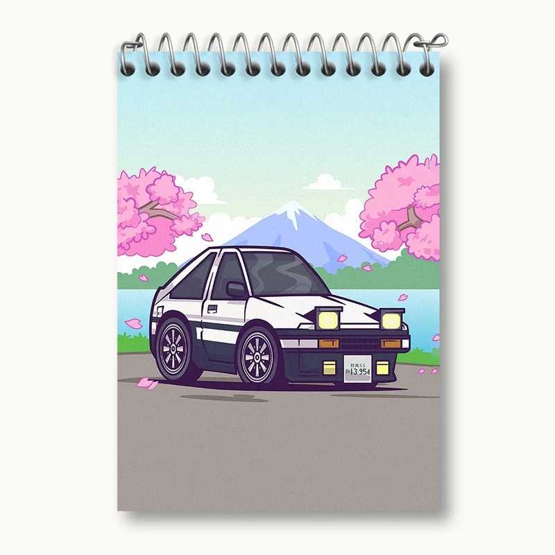 دفتر یادداشت 50 برگ خندالو مدل ماشین کد N1233