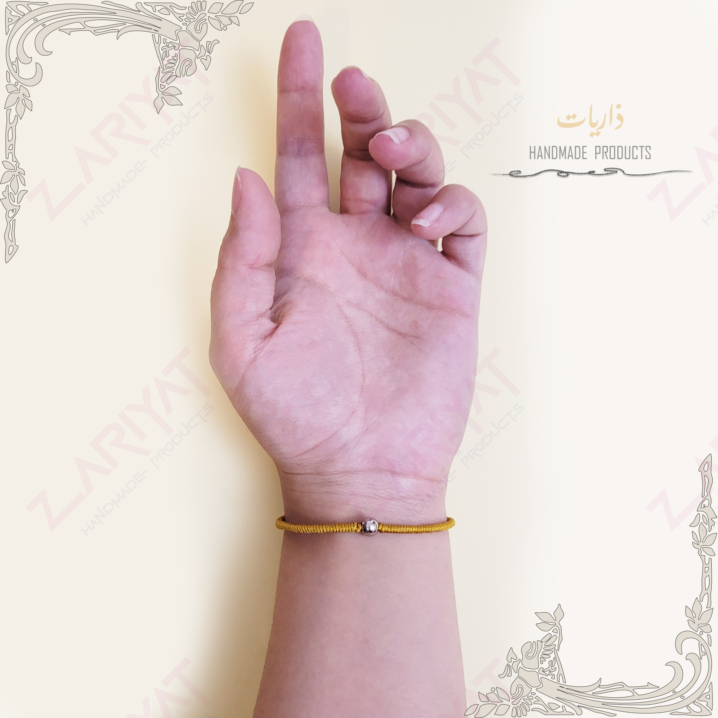 دستبند زنانه ذاریات مدل کوهسار کد Z-W.S562