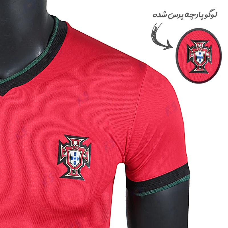 عکس شماره 5 : ست پنج تکه لباس ورزشی پسرانه مدل تیم ملی پرتغال رونالدو کد 2024