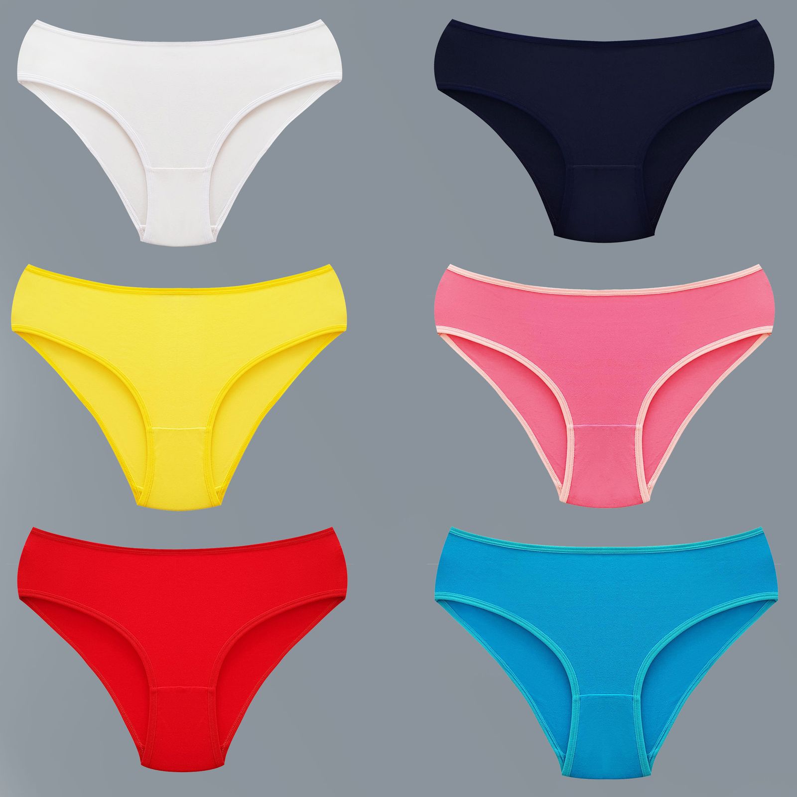 شورت زنانه ماییلدا مدل پنبه ای کد 4830-6 بسته 6 عددی -  - 1