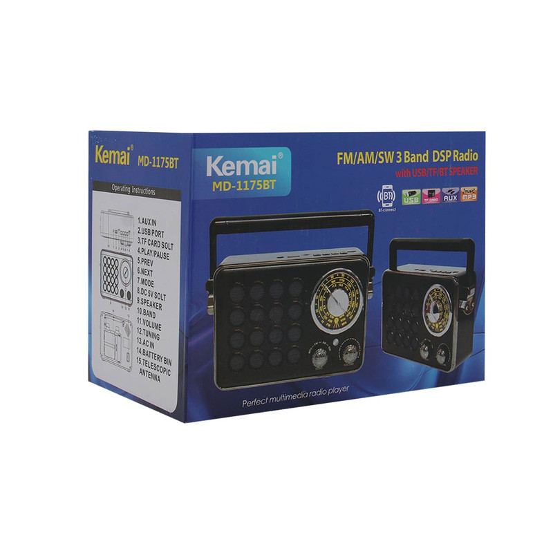رادیو کیمای مدل MD-1175BT رادیو کیمای مدل MD-1175BT
