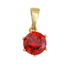 آویز گردنبند زنانه ژوپینگ مدل تک نگین کد N4508