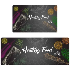 پادری مدل آشپزخانه رویه مخمل طرح ترک کد 2600 مجموعه دو عددی