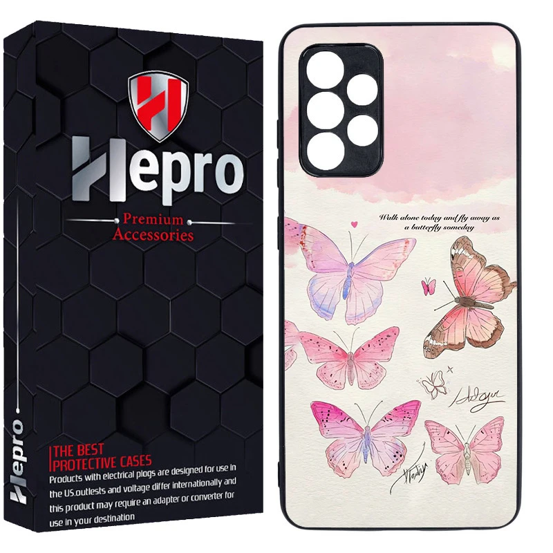 کاور هپرو طرح پروانه کد TPU-347 مناسب برای گوشی موبایل سامسونگ Galaxy A13 5G