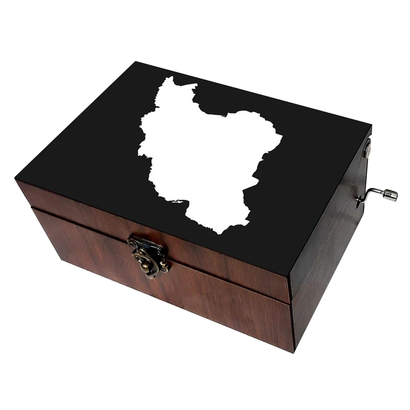 جعبه موزیکال مدل نقشه ایران کد B345 