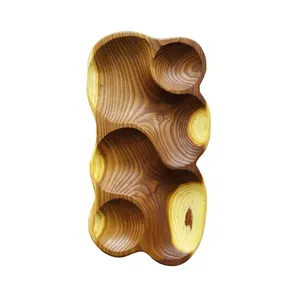 اردو خوری چوبی مدل چهار خانه طرح روستیک