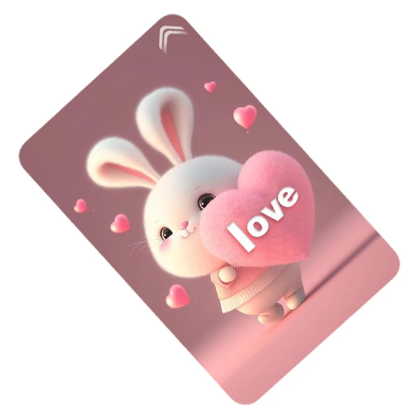 استیکر کارت طرح خرگوش مدل CAC358-K-G1-142